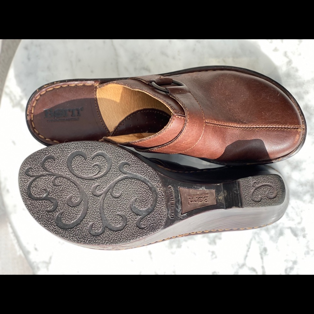 Born Brown Clogs - image 4